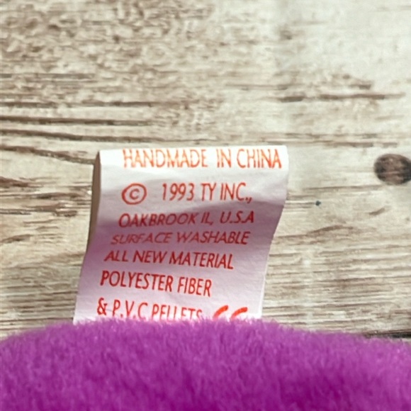 RARE Patti the Platypus Ty Original Beanie Baby - Picture 7 of 9